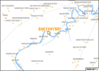 map of Sheykh Yarī