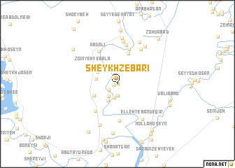 map of Sheykh Zebārī