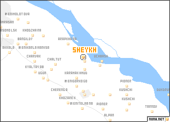 map of Sheykh