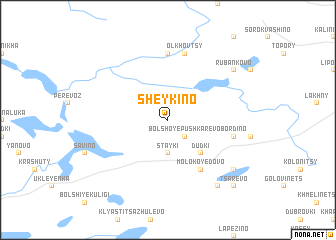 map of Sheykino