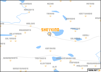 map of Sheykino