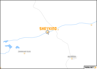 map of Sheykino