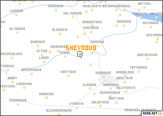 map of Sheynovo