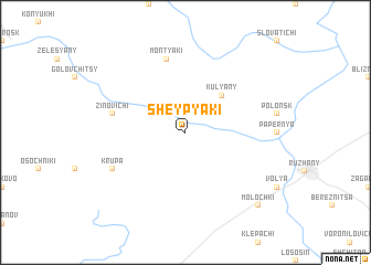 map of Sheypyaki