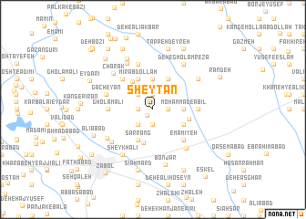 map of Sheyţān