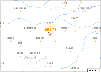 map of Sheyt