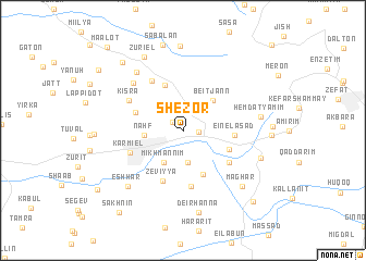 map of Shezor