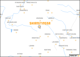 map of Shiangtingsa