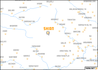 map of Shīān