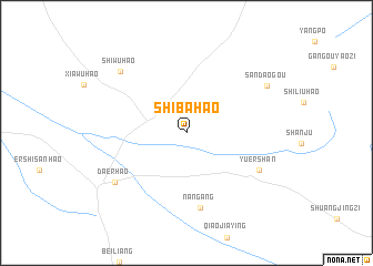 map of Shibahao
