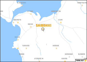 map of Shibahiki
