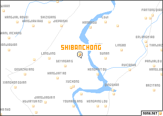 map of Shibanchong