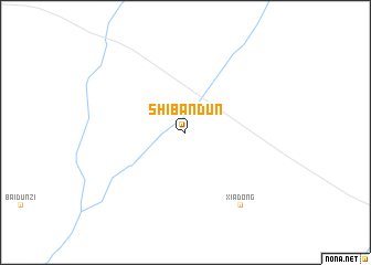 map of Shibandun
