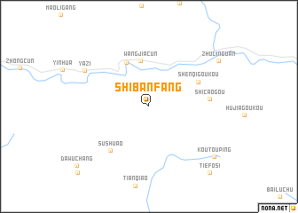 map of Shibanfang