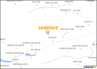 map of Shibanovo