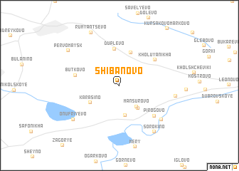 map of Shibanovo