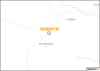 map of Shibantai