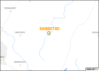 map of Shibantan