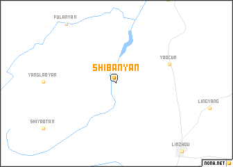 map of Shibanyan