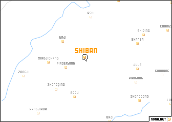 map of Shiban
