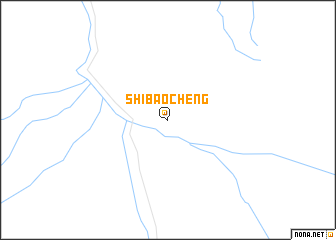 map of Shibaocheng