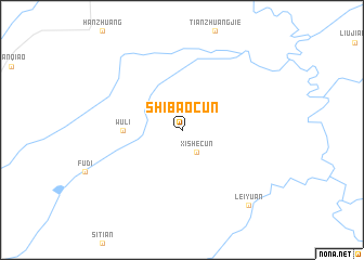 map of Shibaocun