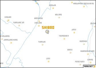 map of Shibao