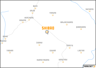 map of Shibao