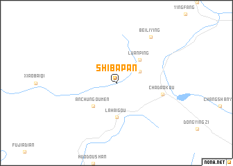 map of Shibapan