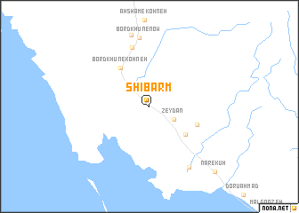 map of Shībarm