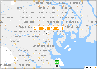 map of Shiba-Shimbashi
