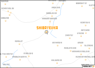 map of Shibayevka