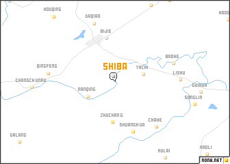 map of Shiba