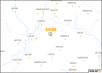 map of Shiba