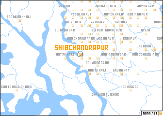 map of Shībchandrapur