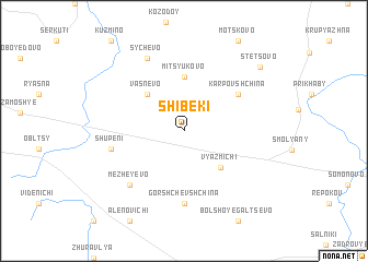 map of Shibeki