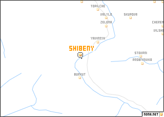 map of Shibeny