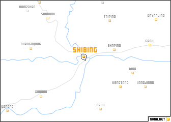 map of Shibing