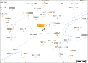 map of Shibixia