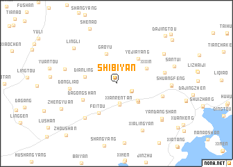 map of Shibiyan