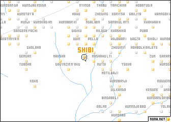 map of Shibi