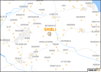 map of Shibli