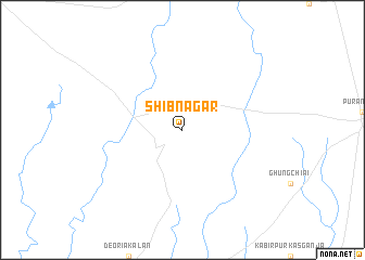 map of Shibnagar