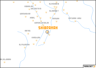 map of Shibrāmah