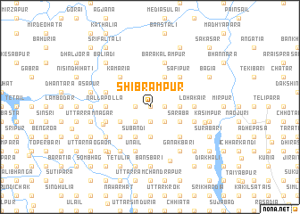 map of Shib Rāmpur