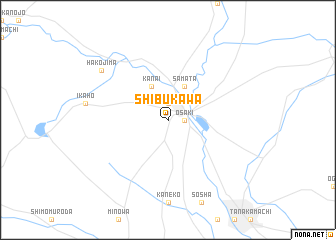 map of Shibukawa