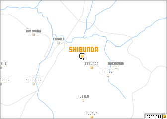 map of Shibunda