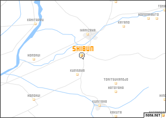 map of Shibun