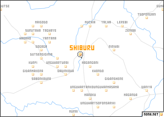 map of Shiburu