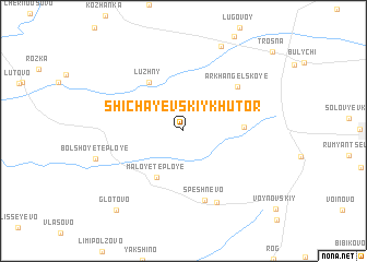 map of Shichayevskiy Khutor